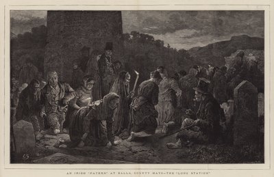 Et irsk mønster ved Balla, County Mayo, Long Station af Charles Green